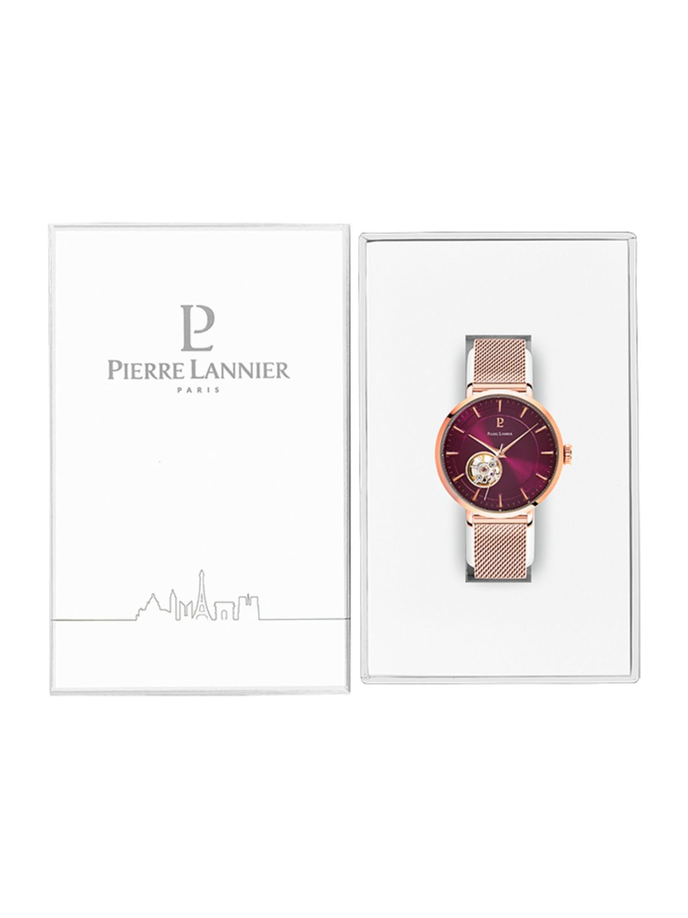 Montre à affichage analogique 'Pierre Lannier - Automatic watch Automatic - Automatic watch movement - Watch case width: 35 mm' Pierre Lannier en rose
