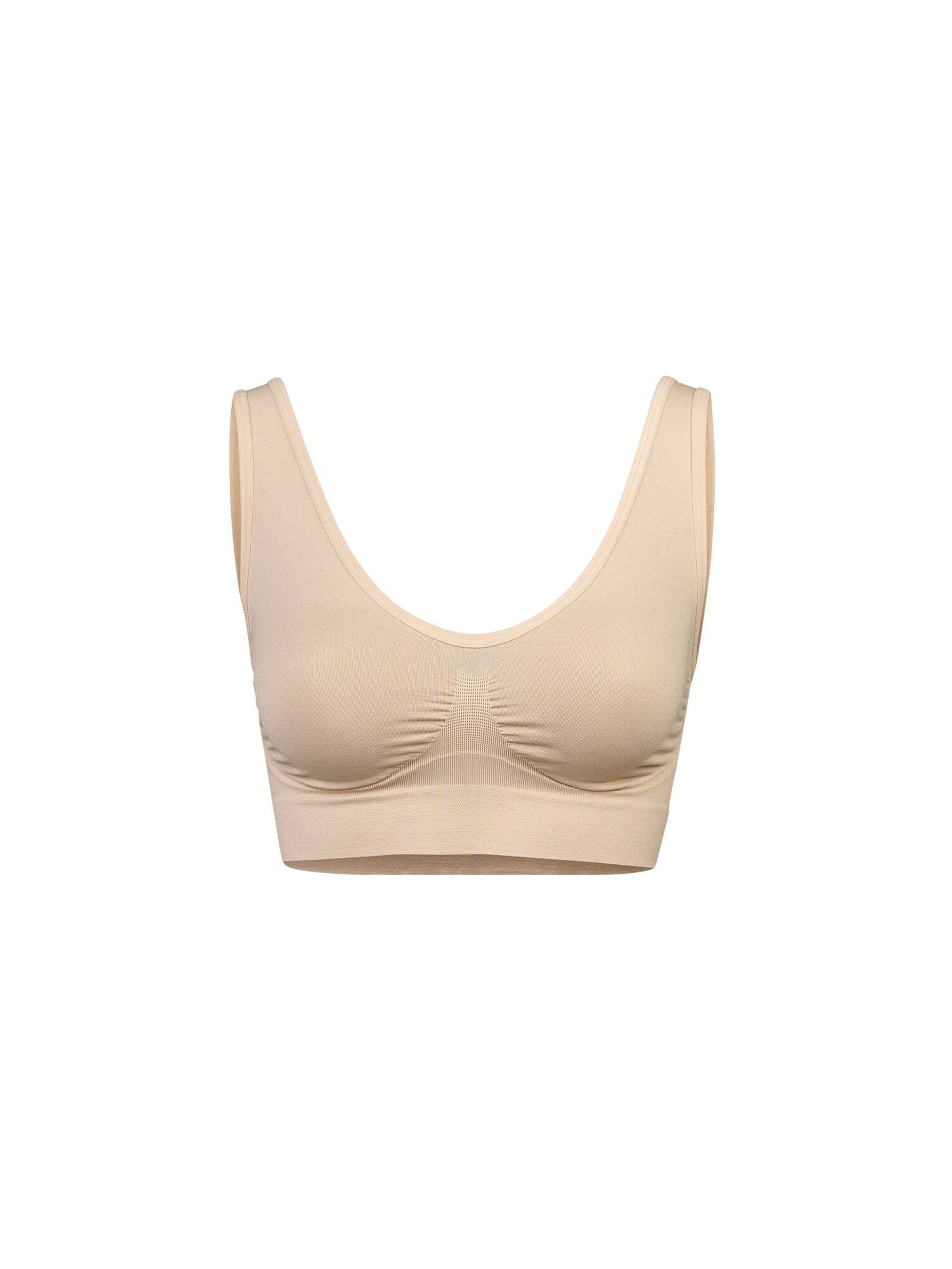 SNOCKS Bralette Shaping top in Beige: front