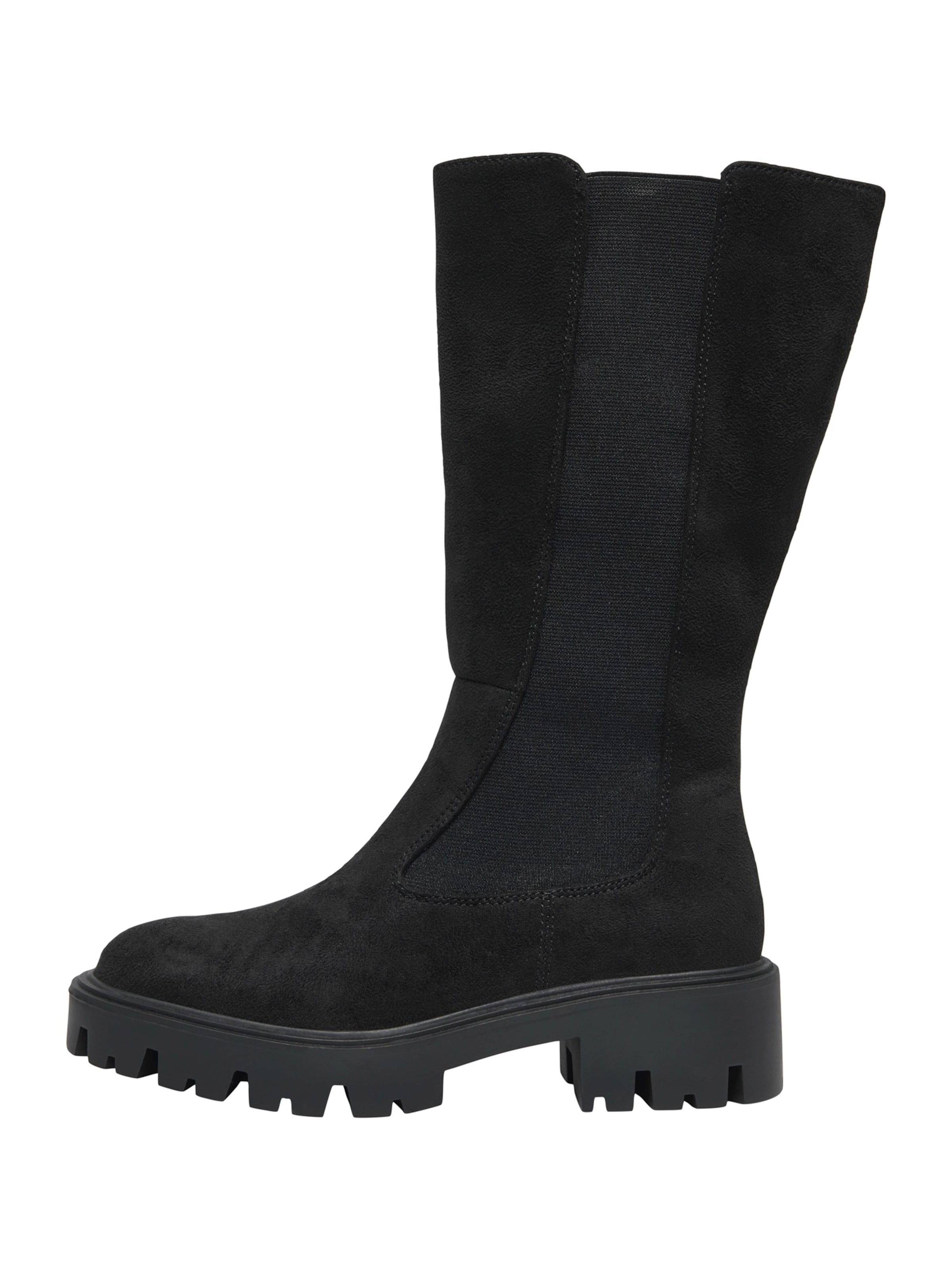 Bottes 'ONLBETTY-13' ONLY en noir : devant