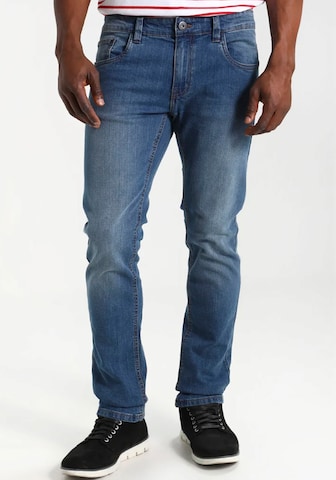 INDICODE Slimfit Jeans 'Pittsburgh' i blå: forside