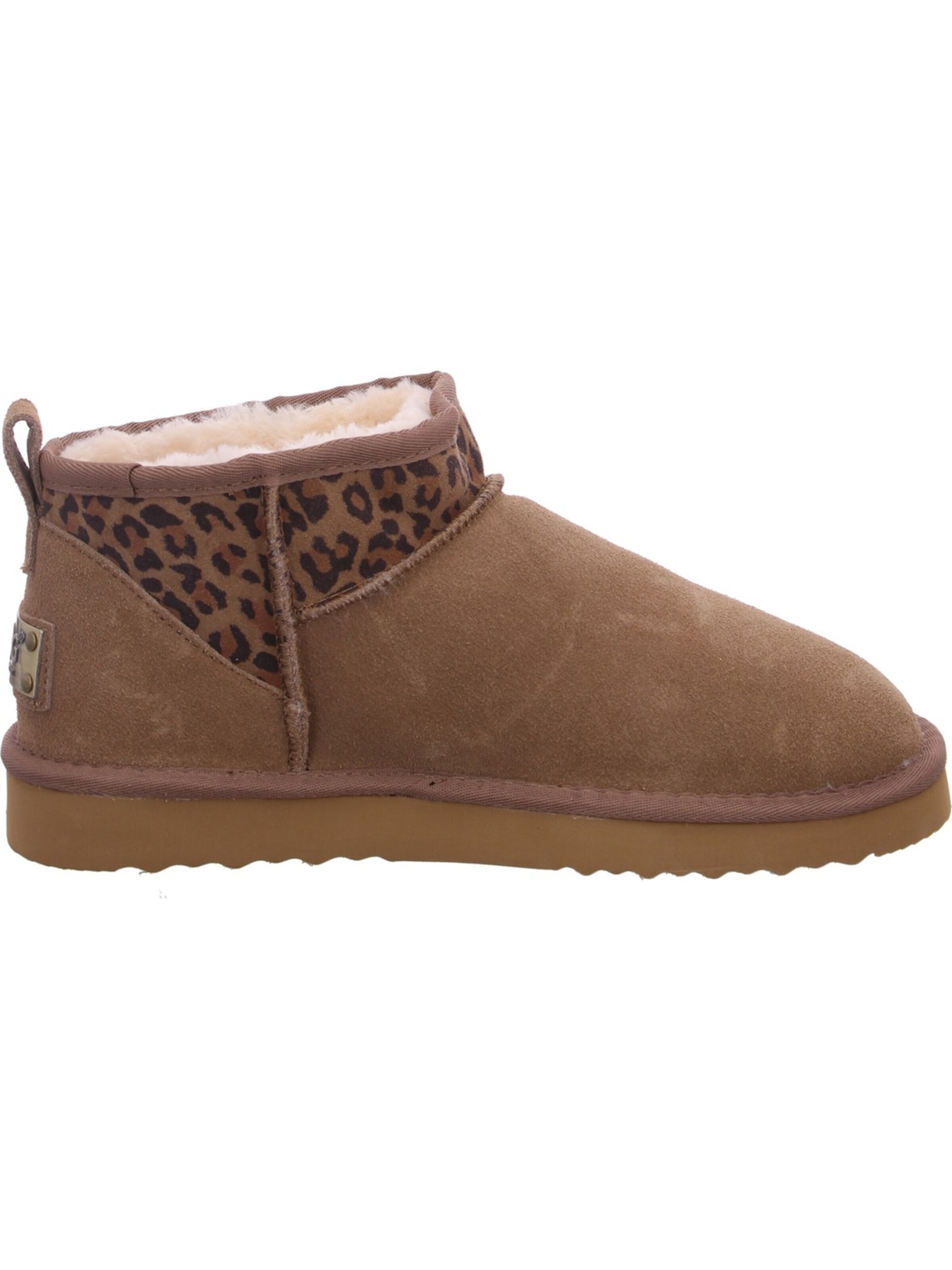 OOG Lace-Up Boots in Beige