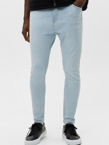 Pull&Bear Skinny Jeans in Blau