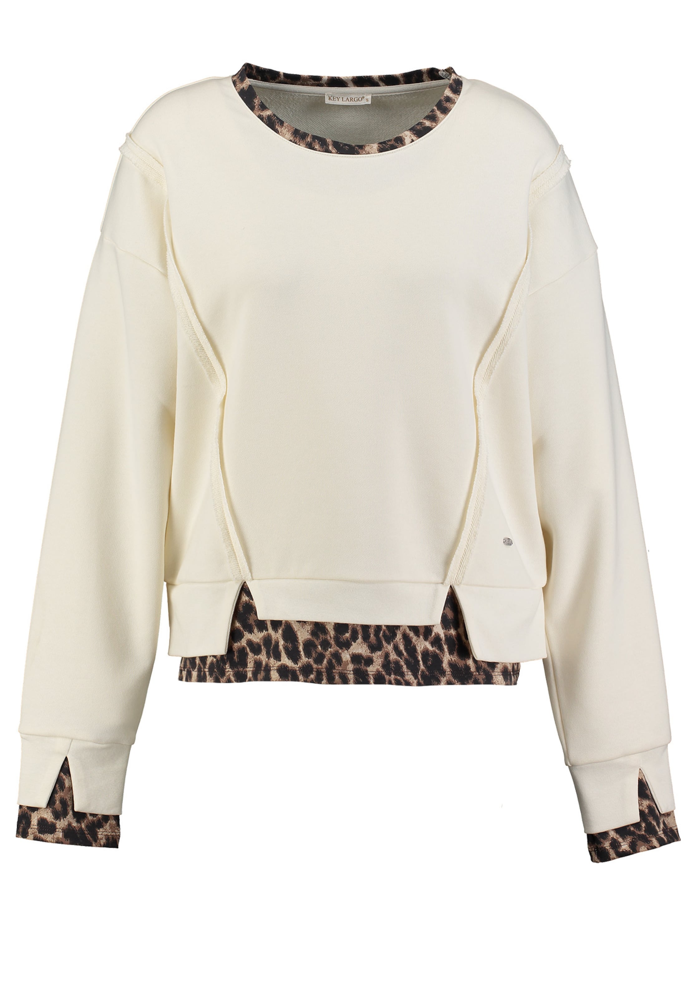 Key Largo Sweatshirt in Beige: Vorderseite