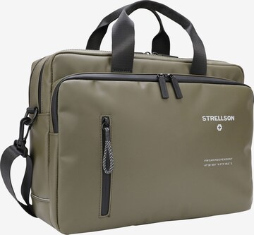 STRELLSON Document Bag 'Stockwell 2.0 Charles' in Green