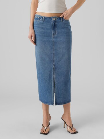 VERO MODA Rok 'Taylor' in Blauw: voorkant