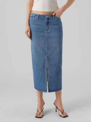 VERO MODA Rok 'Taylor' in Blauw: voorkant