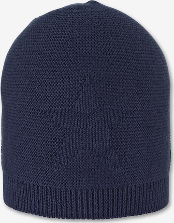 STERNTALER Beanie in Blue: front