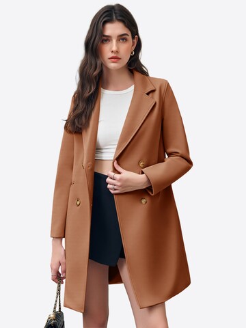 Imily Bela - Abrigo de entretiempo en marrón: frente