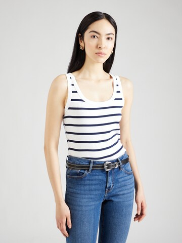 ESPRIT - Top em azul: frente