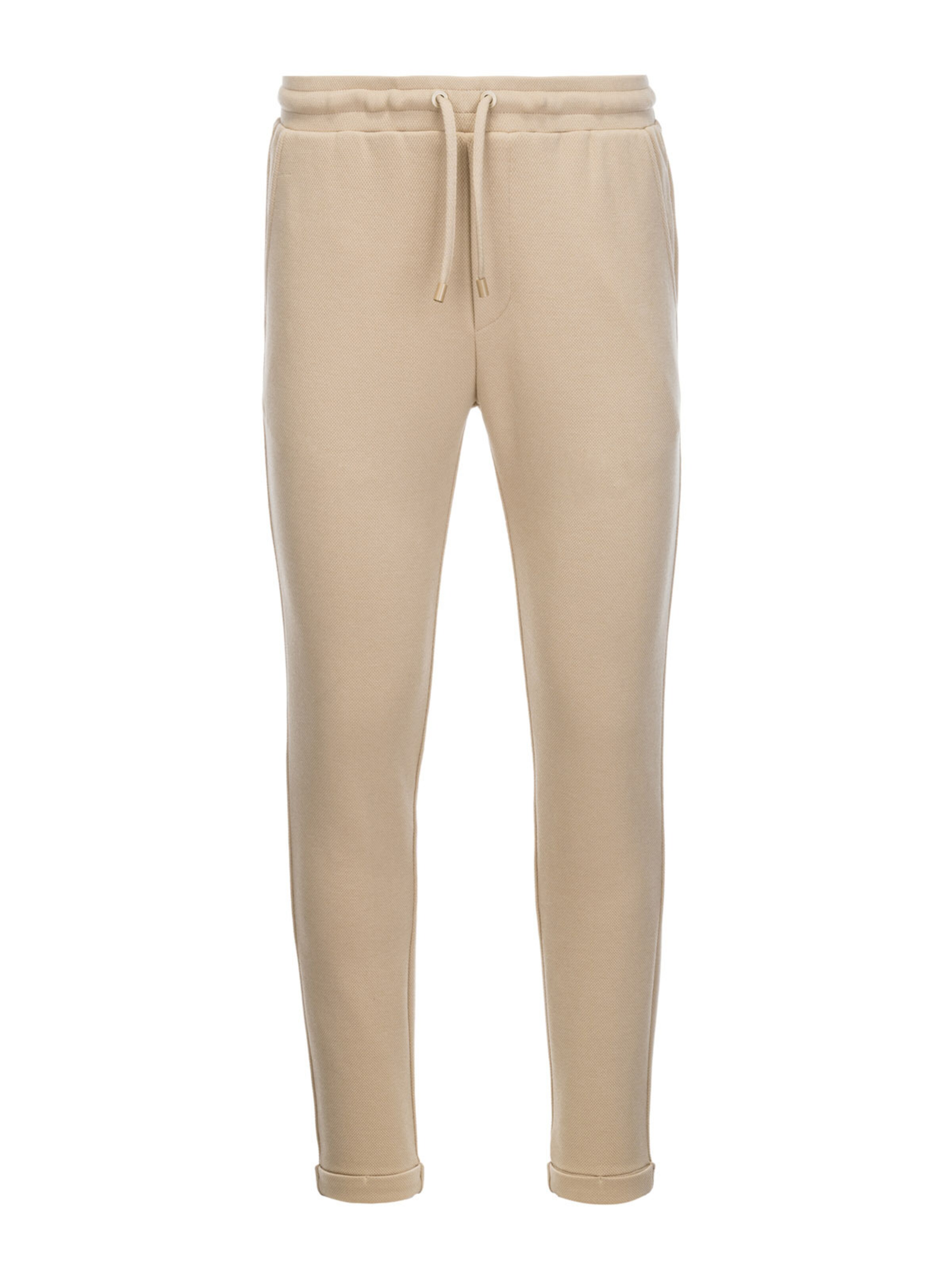 Ombre Tapered Pants in Beige: front