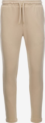 Ombre Tapered Pants in Beige: front