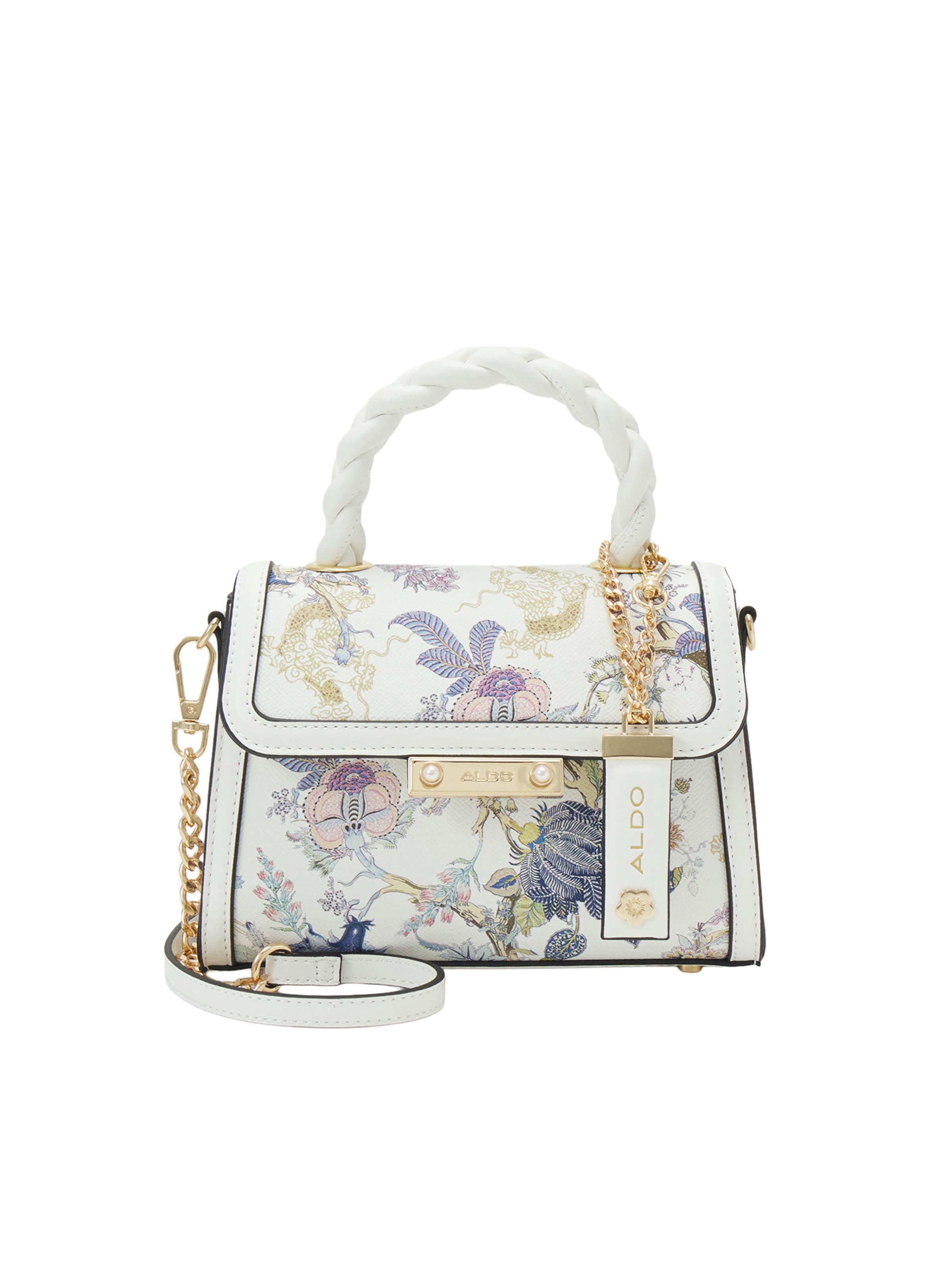 ALDO Õlakott 'AIRA' sinine / Kuld / roosa / valge, Tootevaade