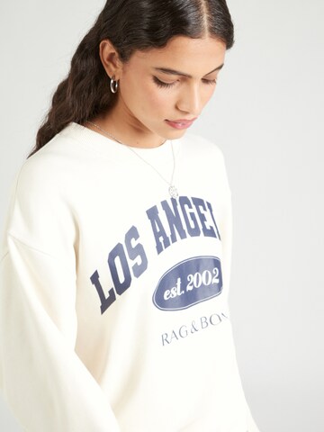 rag & bone - Sudadera 'LA COLLEGIATE' en blanco