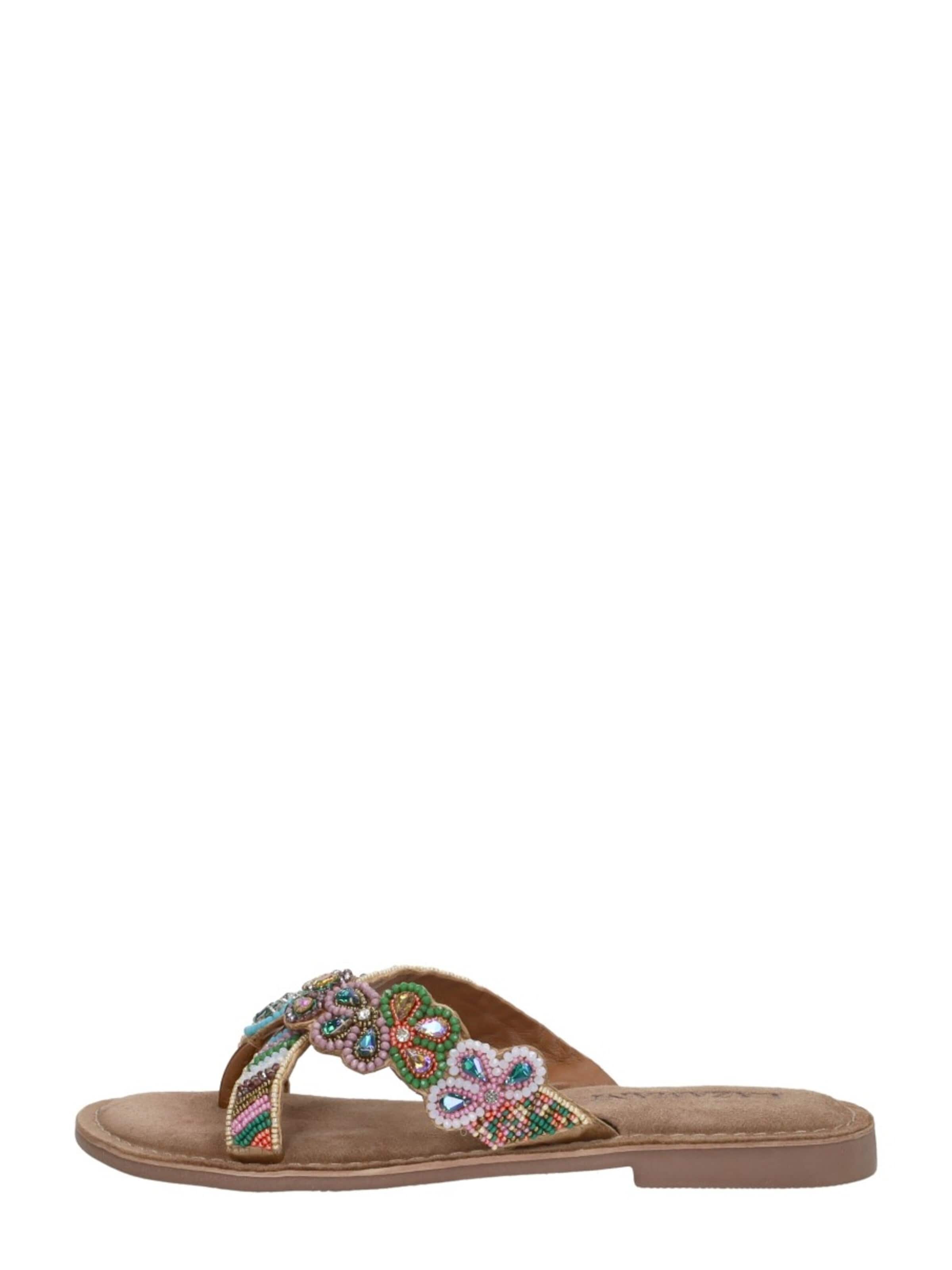 Pantoufle 'Teenslippers' LAZAMANI en mélange de couleurs : devant