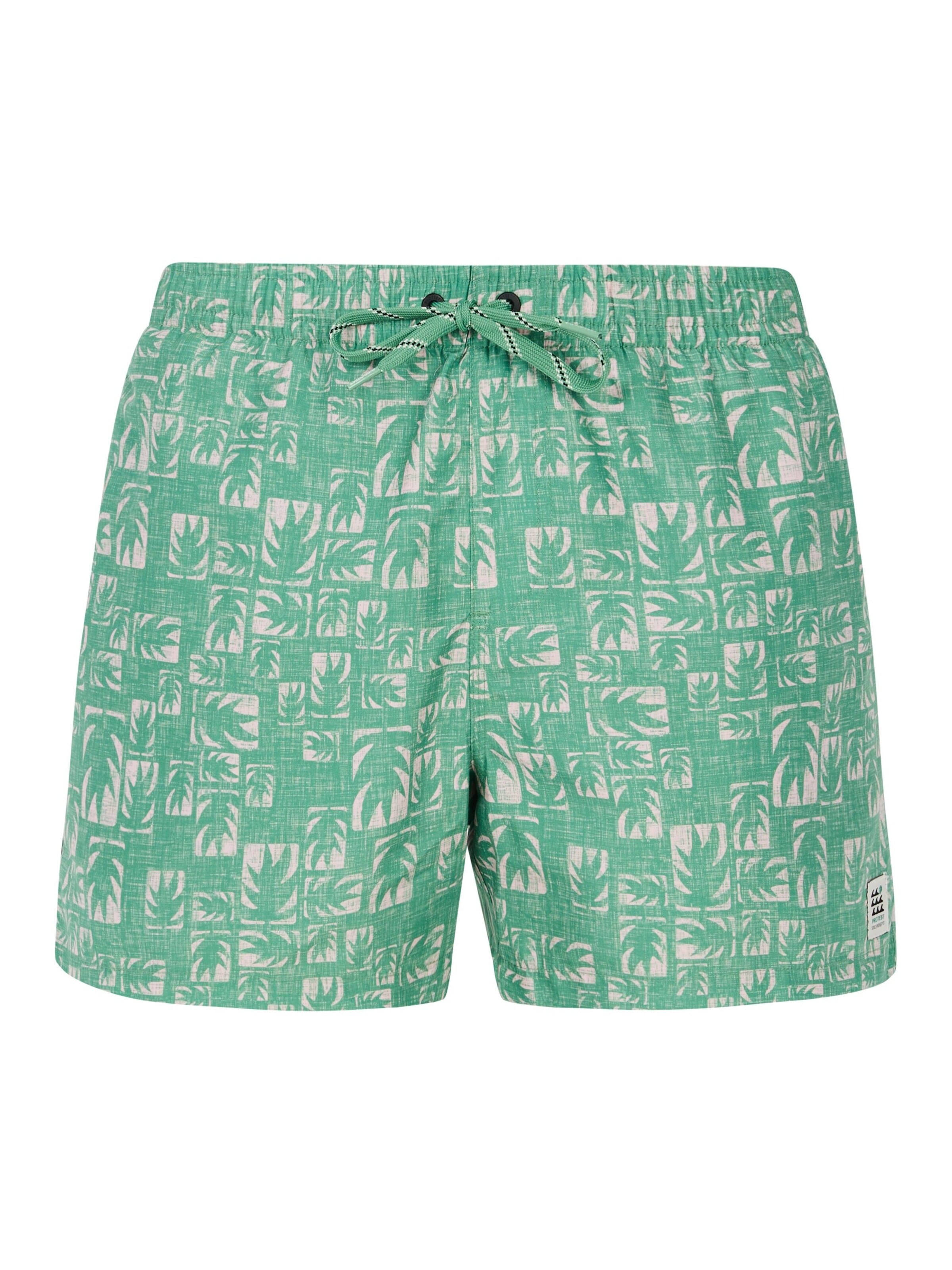 Shorts de bain 'PRTTifton' PROTEST en vert : devant