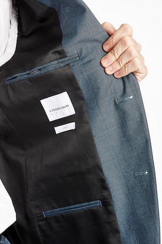 Lindbergh Úzky strih Oblek - Modrá