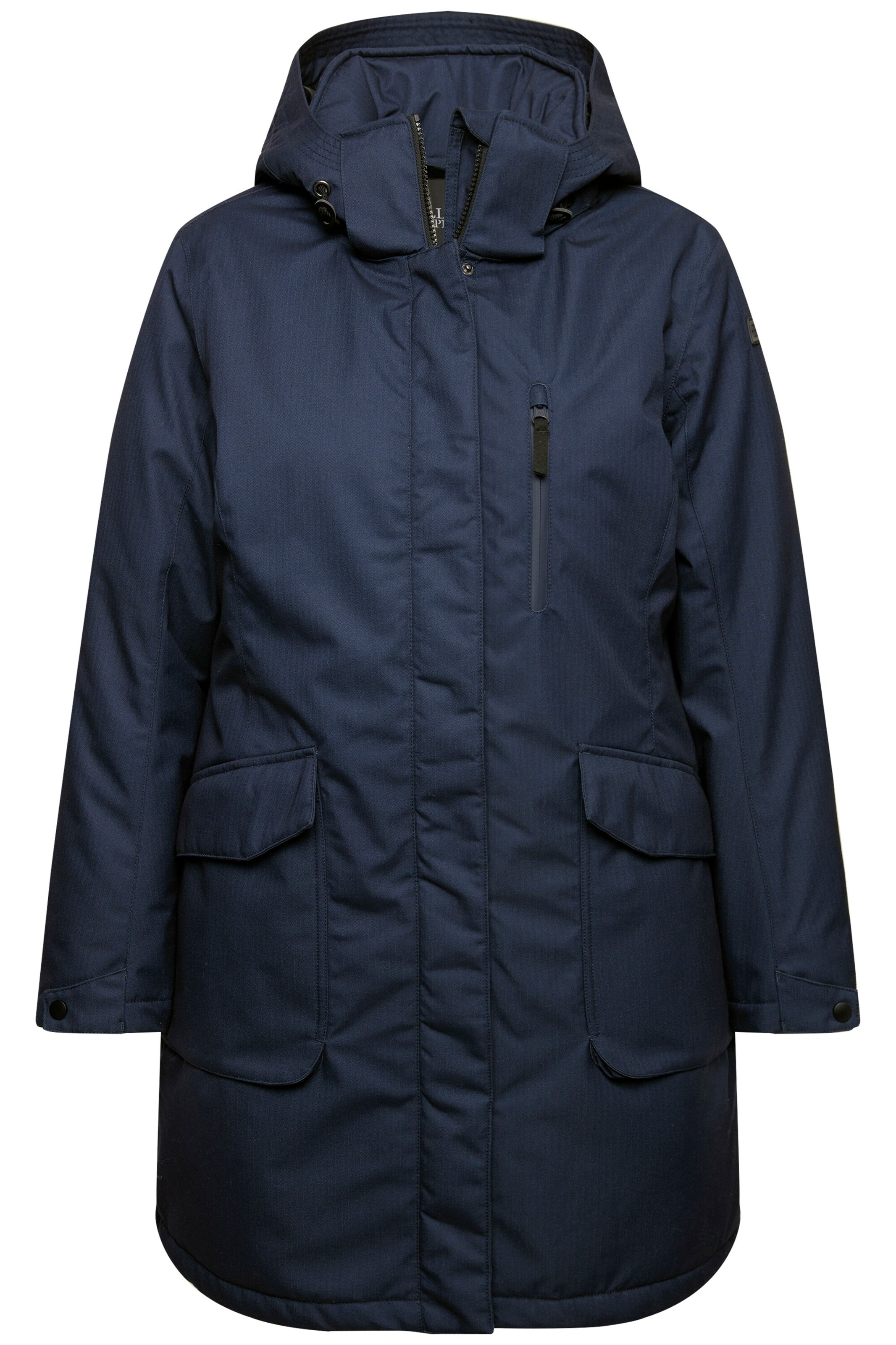 Ulla Popken Funktionsjacke in Blau: Vorderseite