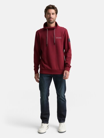 TOM TAILOR Sweatshirt 'Snood' in Rood