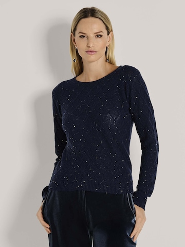 MADELEINE Pullover in Blau: Vorderseite