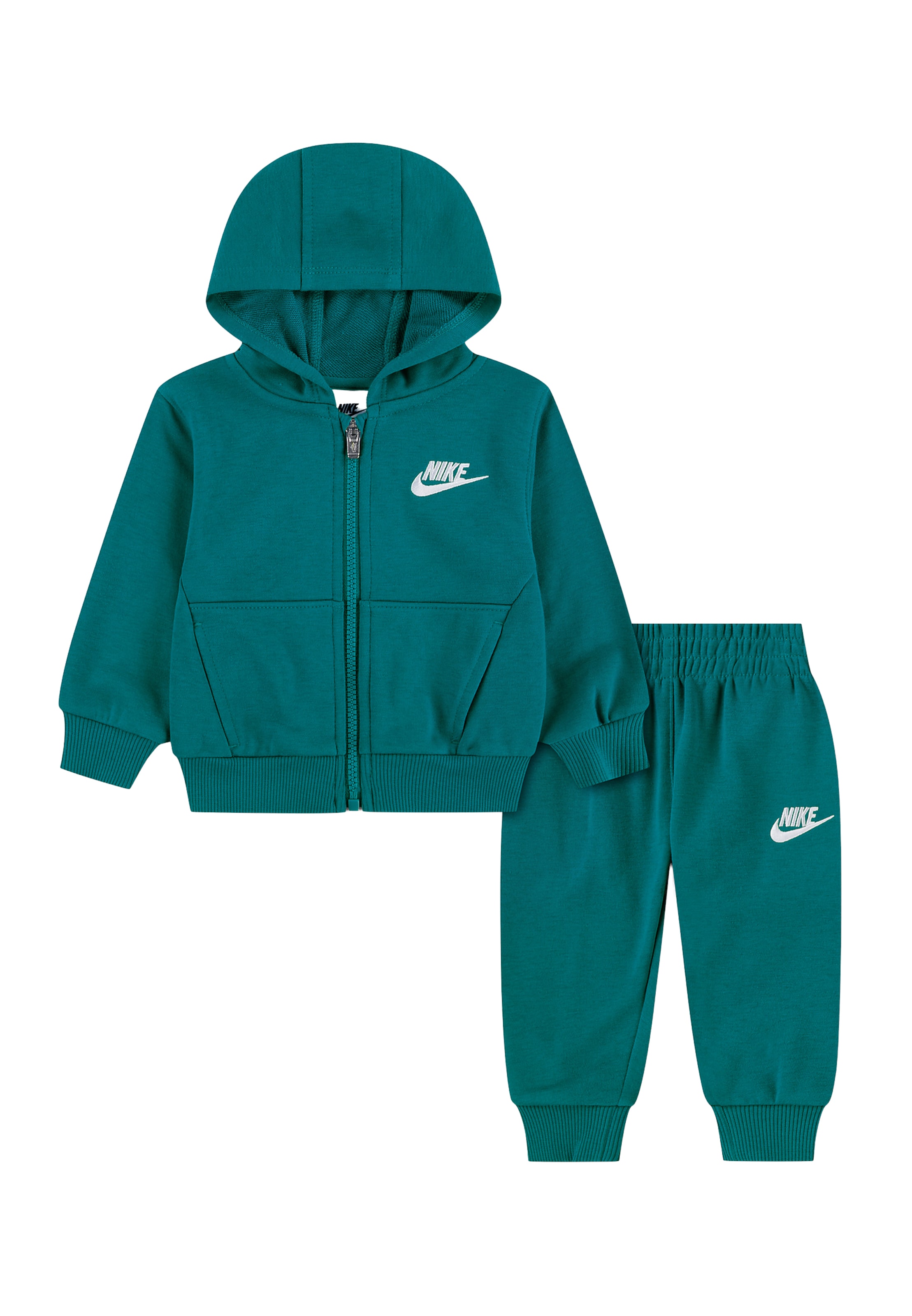 Nike Sportswear Φόρμα τρεξίματος 'CLUB' σε πράσινο: μπροστά