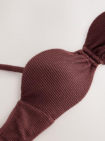 Next Õlapaelteta Bikiinitopp, värv pruun