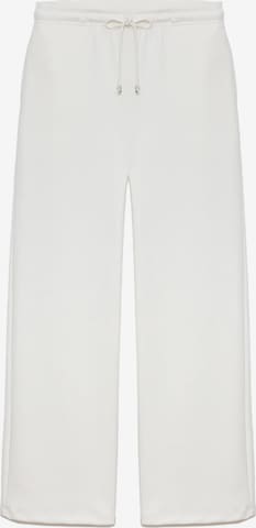 No Matter What Trousers in White: front