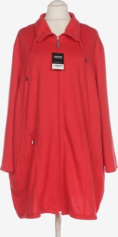 MIAMODA Sweatshirt & Zip-Up Hoodie in 9XL in Red: front