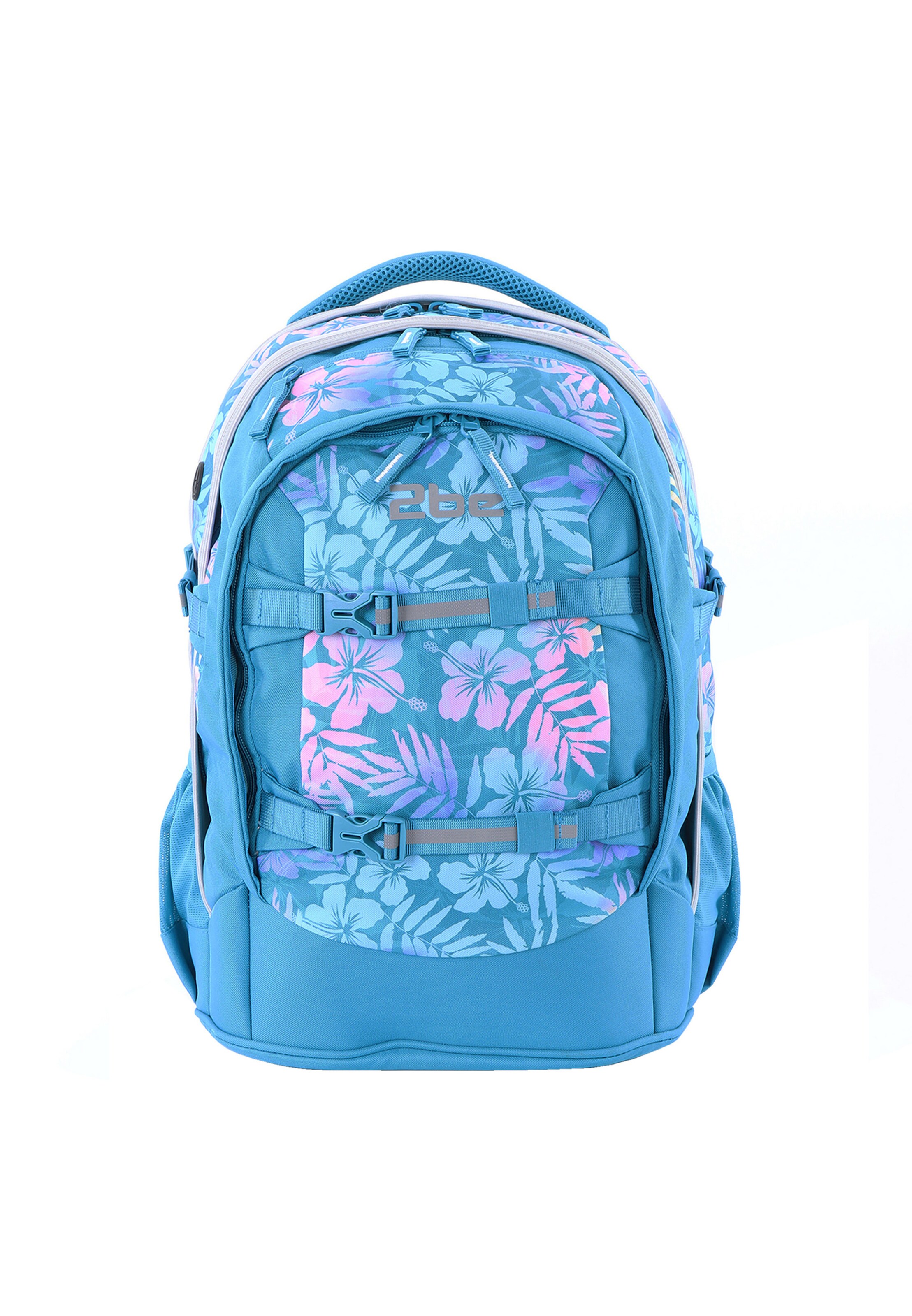 2be Backpack in Blue: front