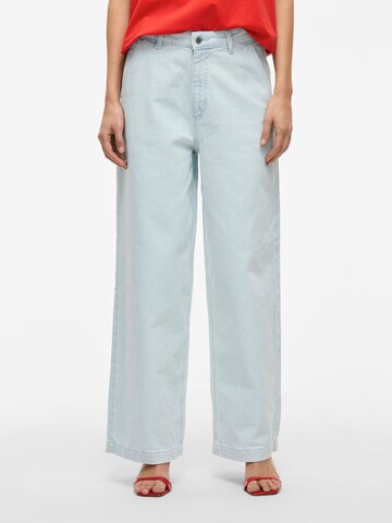 VILA Wide leg Jeans in Blauw: voorkant