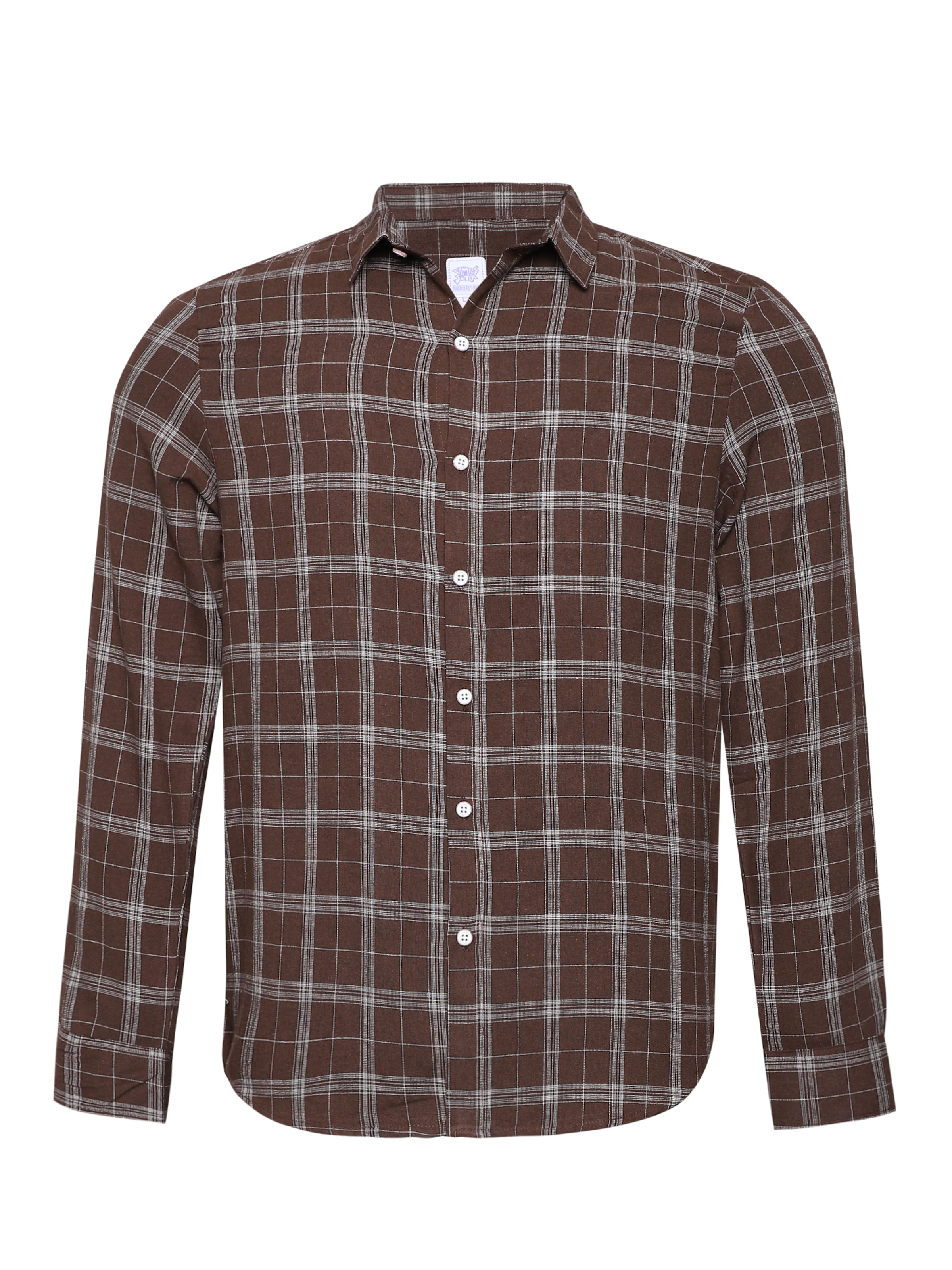 Campus Sutra - Ajuste regular Camisa 'Tera' en rojo: frente