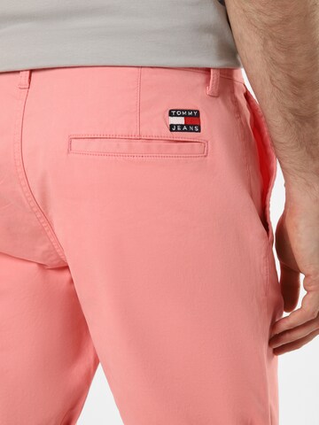 Tommy Jeans Regular Pants ' Scanton ' in Pink