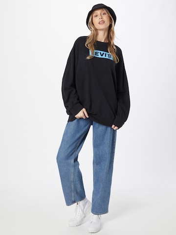 LEVI'S ® Sweatshirt 'Graphic Prism Crew' i svart