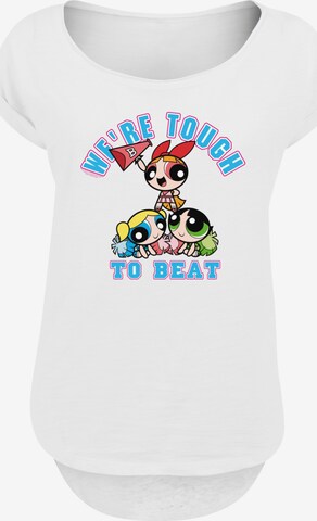 F4NT4STIC T-Shirt 'Powerpuff Girls Tough To Beat' in Weiß: predná strana