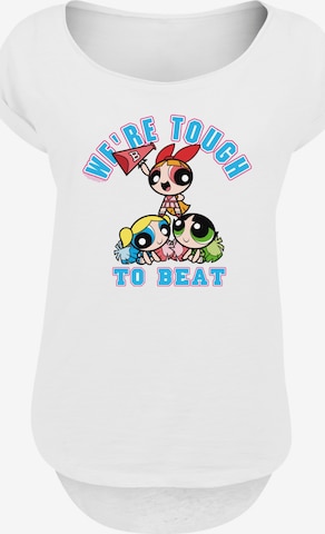 T-shirt 'Powerpuff Girls Tough To Beat' F4NT4STIC en blanc : devant