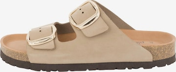 Piece Of Mind Mule 'Comfort' in Beige: front