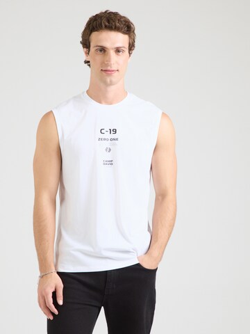 CAMP DAVID - Camiseta en blanco: frente