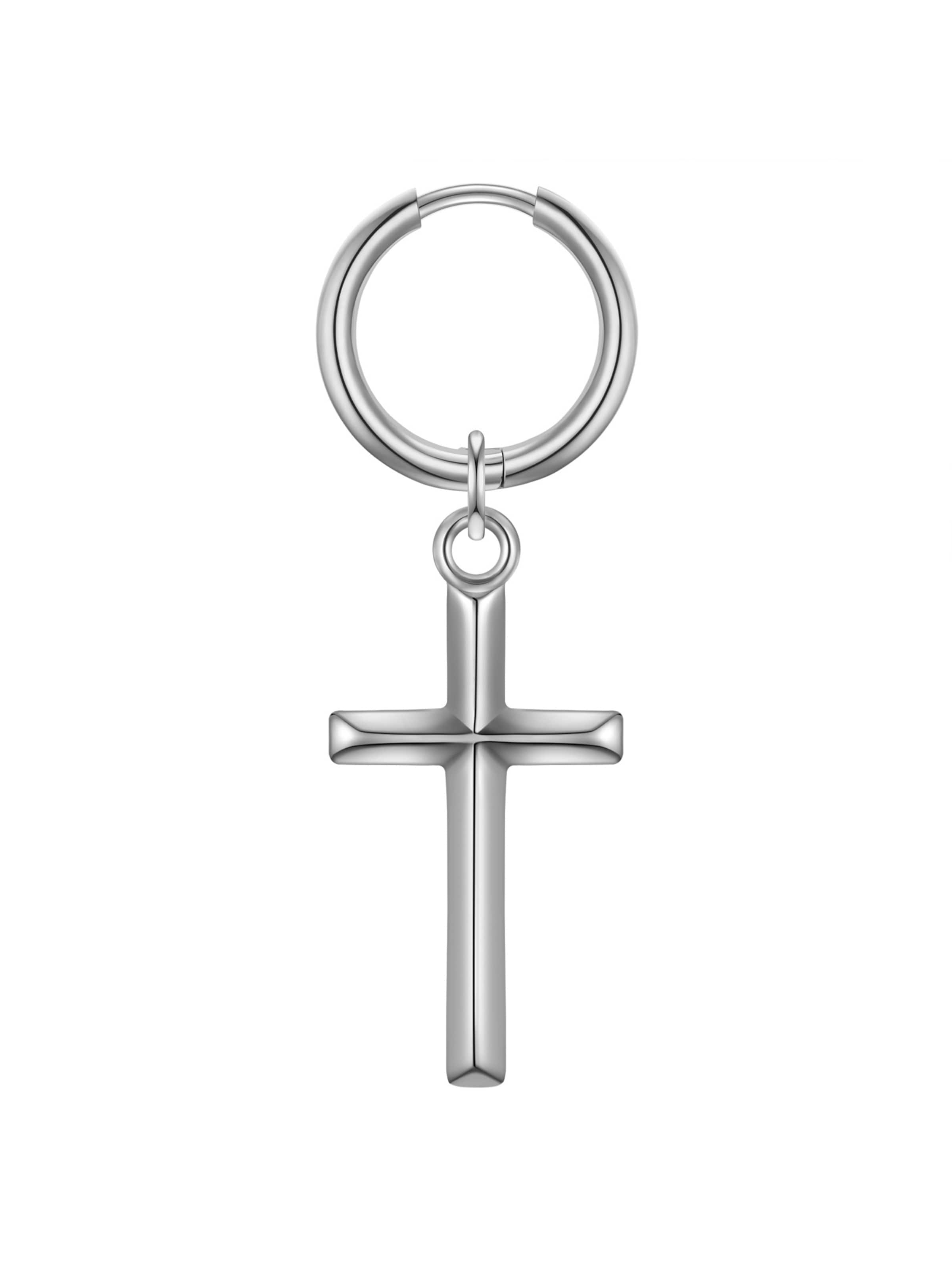 True Rebels Earring in Silver: front