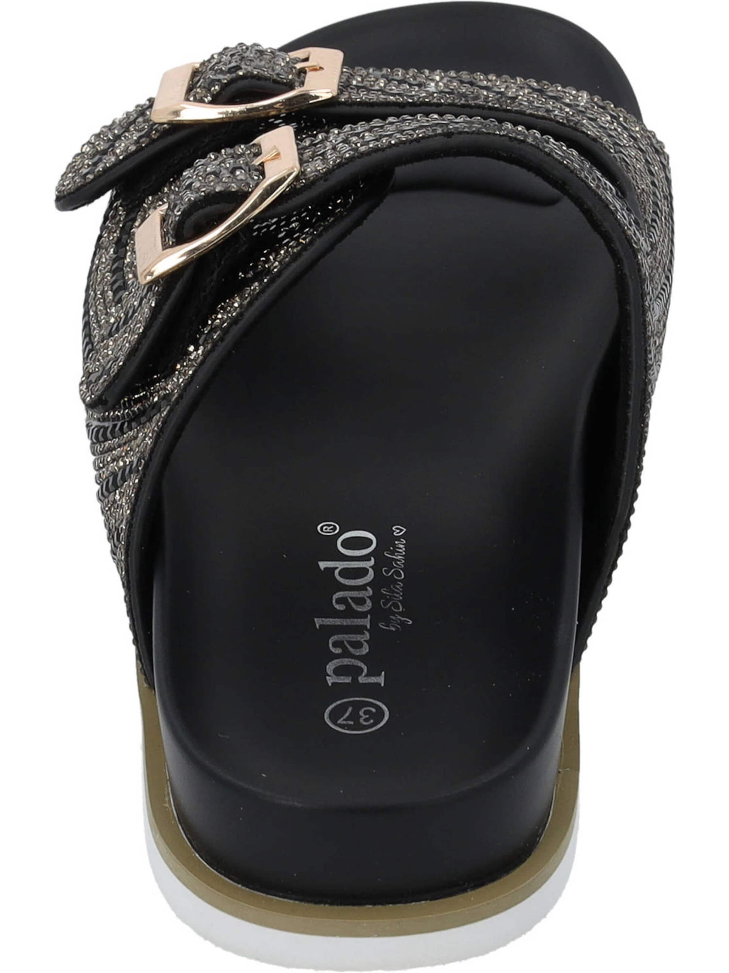 Palado by Sila Sahin Pantolette in Schwarz