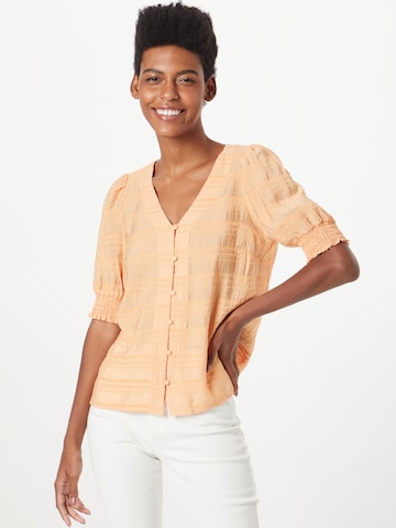 KAREN BY SIMONSEN Blouse 'Cess' in Orange: front