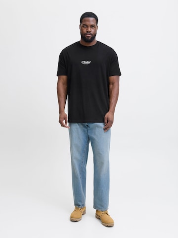 Jack & Jones Plus - Camisa 'JJESOHO' em preto