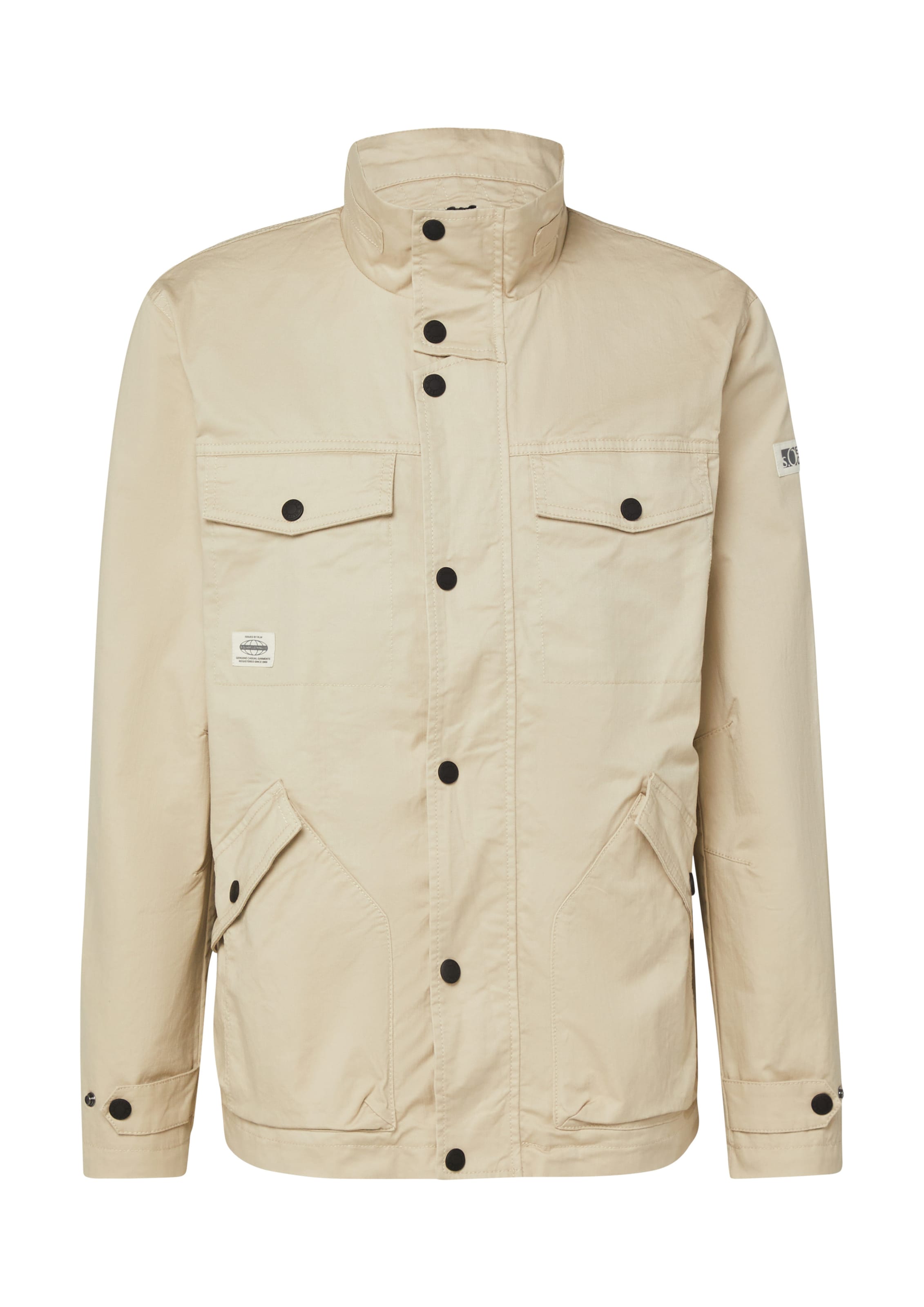 s.Oliver Between-season jacket in Beige: front