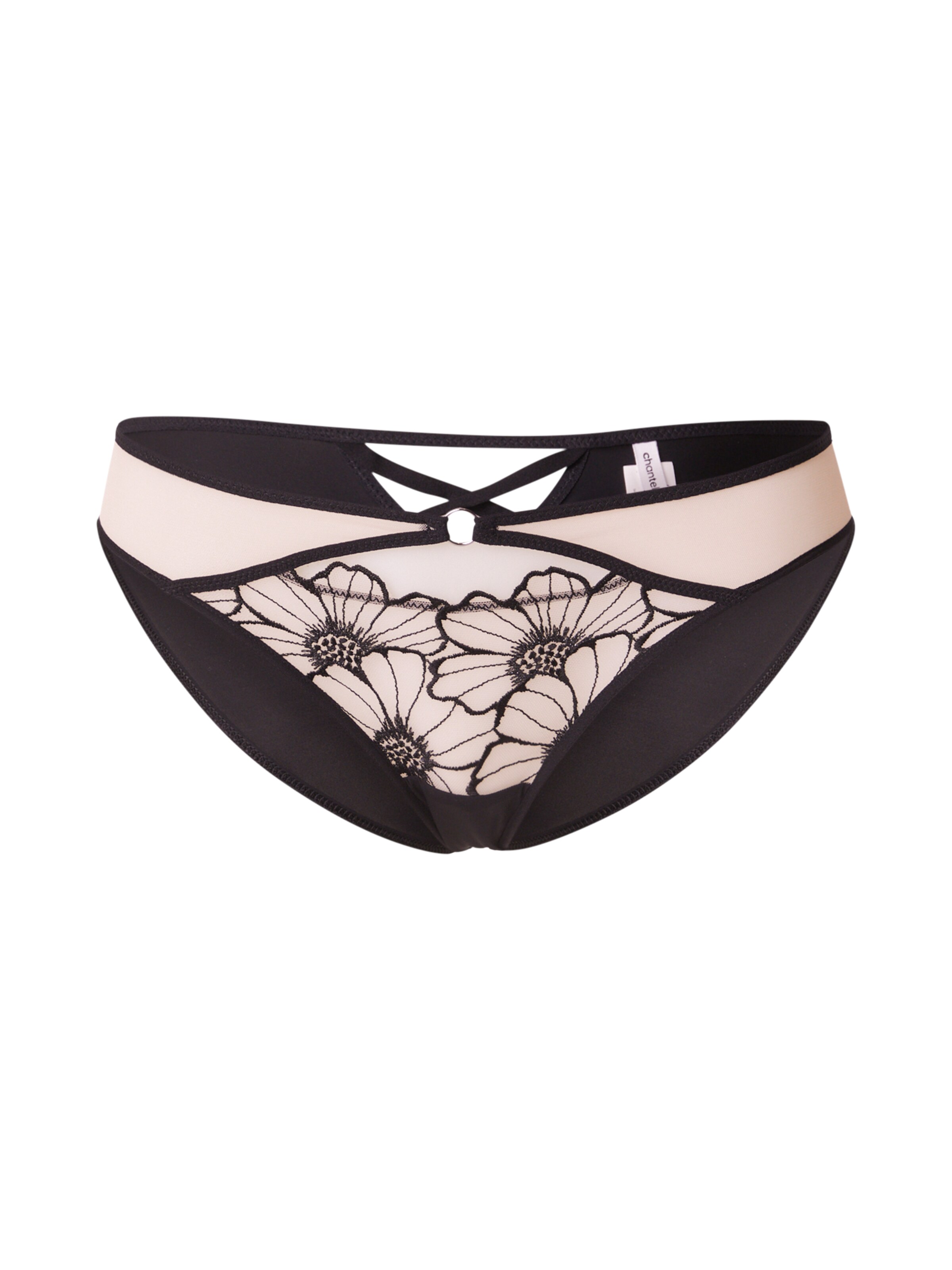 Chantelle Slip - fekete: elől