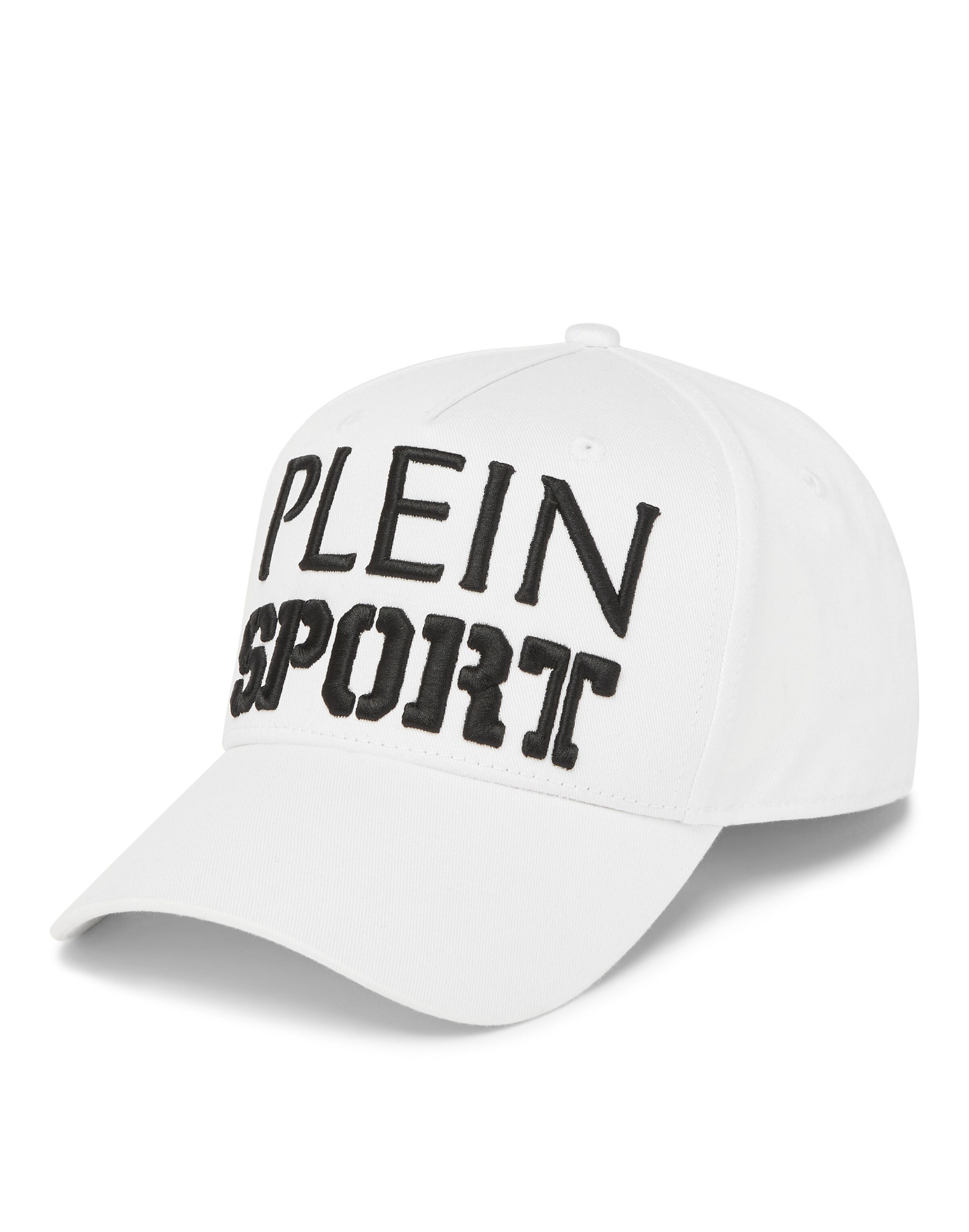 Cappello da baseball di Plein Sport in bianco: frontale