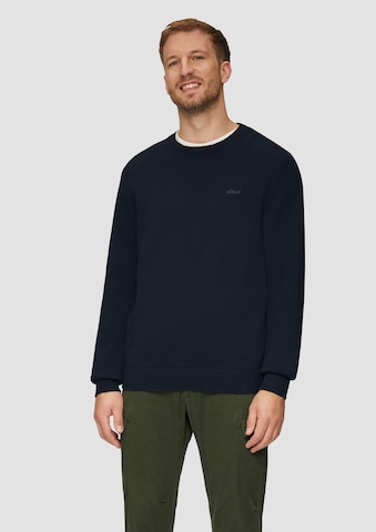 s.Oliver Trui in Blauw: voorkant