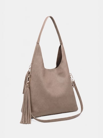Borsa a mano 'Borsa a mano donna Kassandra Éclaire poliestere chiusura zip' di Kassandra in grigio