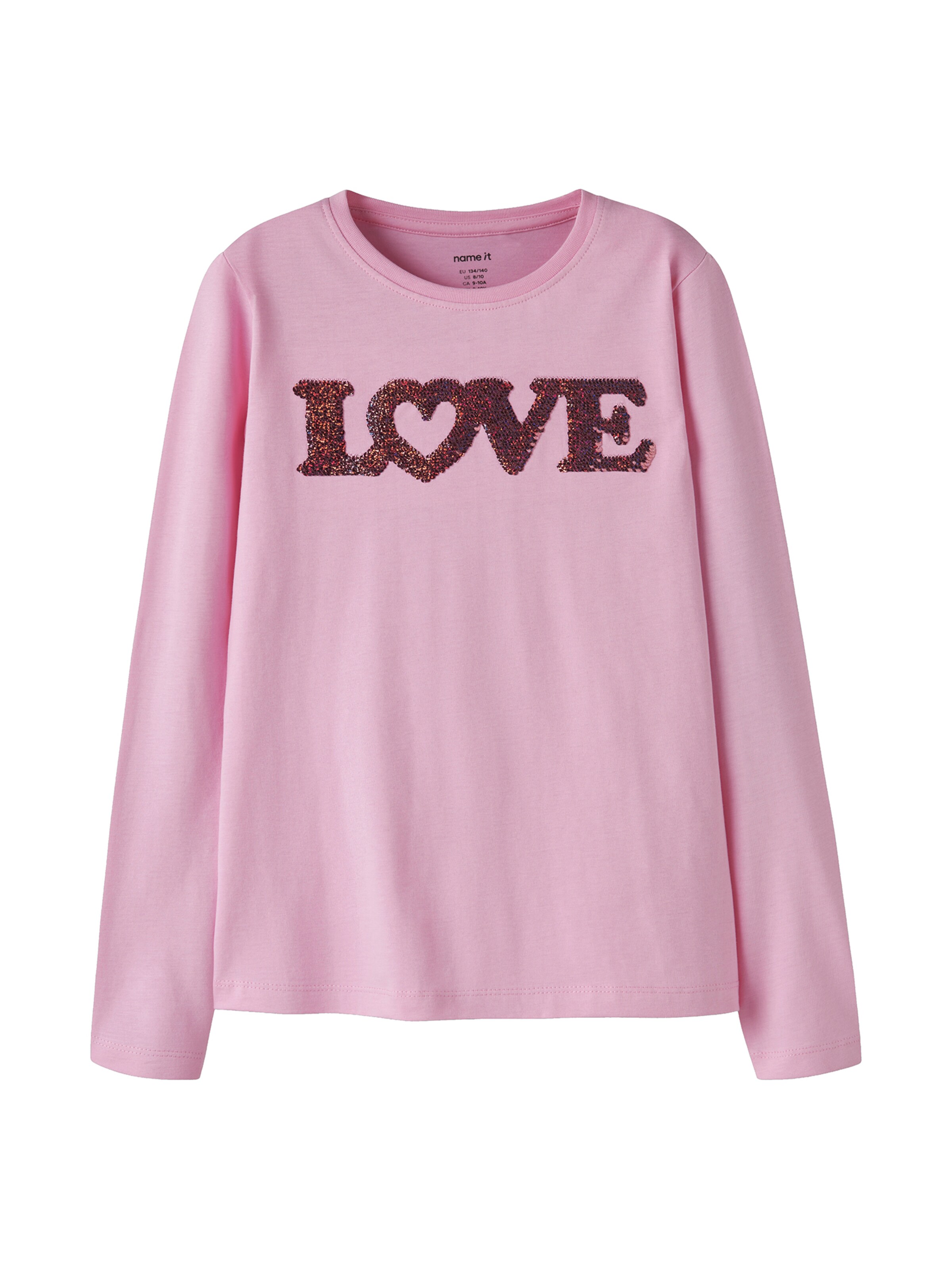 NAME IT T-shirt 'NKFNTRINE' i rosa: framsida