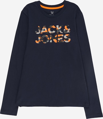 Jack & Jones Junior Тениска 'MILES' в синьо: отпред