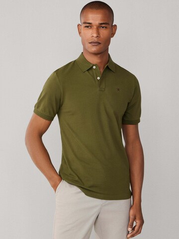 Coupe slim T-Shirt Hackett London en vert : devant