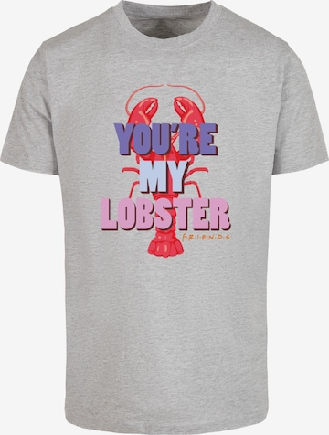 Maglietta 'Friends - My Lobster' di ABSOLUTE CULT in grigio: frontale