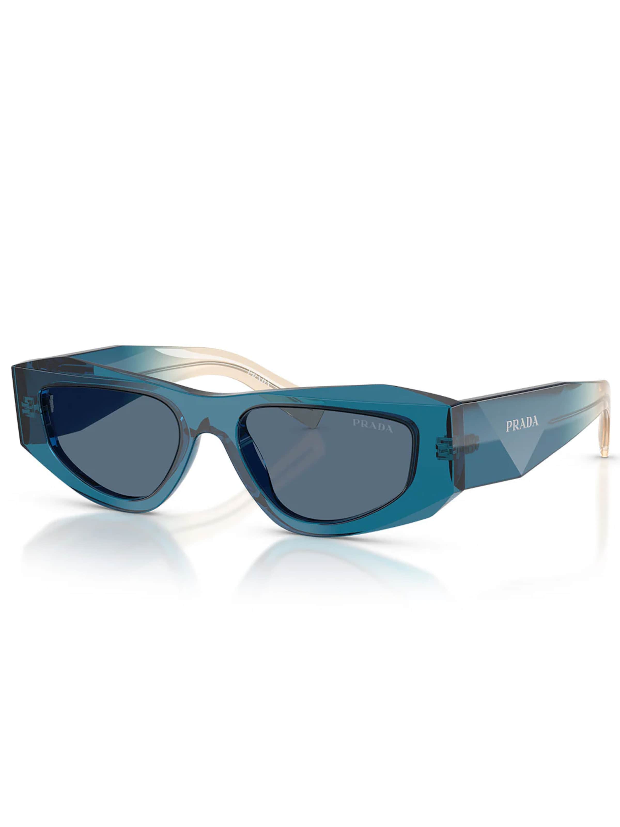 PRADA Zonnebril 'Prada  PRB19S 24F80S' in Blauw: voorkant
